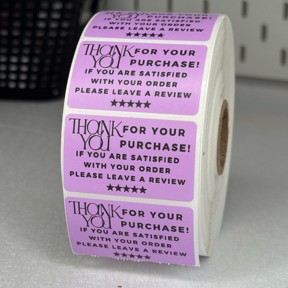 Thank you sticker , please leave a 5 start review , thank you for your purchase - Picture 8 of 11